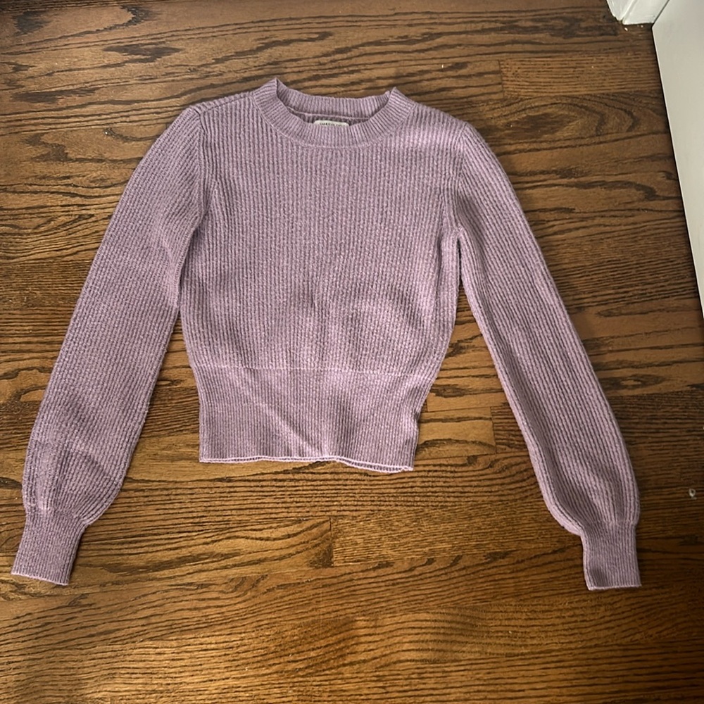 American Eagle purple sweater!